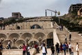 YEREVAN, ARMENIA - SEPTEMBER 21, 2017: Yerevan Cascade and the g Royalty Free Stock Photo