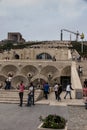 YEREVAN, ARMENIA - SEPTEMBER 21, 2017: Yerevan Cascade and the g Royalty Free Stock Photo