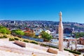 Yerevan, Armenia - 26 September, 2016: A view of Yerevan from Cascade complex in sunny day Royalty Free Stock Photo