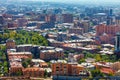 Yerevan, Armenia - 26 September, 2016: A view of Yerevan from Cascade complex in sunny day Royalty Free Stock Photo