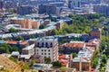 Yerevan, Armenia - 26 September, 2016: A view of Yerevan from Cascade complex in sunny day Royalty Free Stock Photo