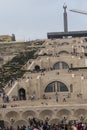 YEREVAN, ARMENIA - SEPTEMBER 21, 2017: Yerevan Cascade and the g Royalty Free Stock Photo