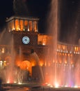 The singing and dancing fountains Royalty Free Stock Photo