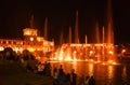 The singing and dancing fountains Royalty Free Stock Photo