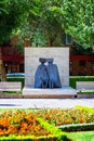 Yerevan, Armenia - 26th September, 2016: Modern art statue