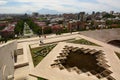 View from the fourth level terrace. Cafesjian Center for the Arts at Cascade. Yerevan. Armenia