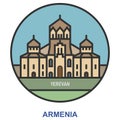 Yerevan. Cities and towns in Armenia