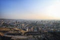 The view on Yerevan city