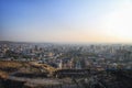 The view on Yerevan city Royalty Free Stock Photo