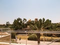 YERICHO, ISRAEL - JULY 14, 2014: Pilgrims in Qasr el Yahud. Acco Royalty Free Stock Photo