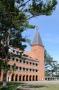 Yersin School with many pine trees in Dalat, Vietnam