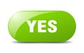 yes button. yes sign. key. push button. Royalty Free Stock Photo