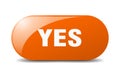 yes button. yes sign. key. push button. Royalty Free Stock Photo