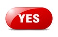 yes button. yes sign. key. push button. Royalty Free Stock Photo