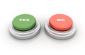 Yes No Buttons Royalty Free Stock Photo