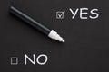 YES versus No Royalty Free Stock Photo