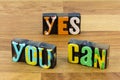 Yes you can positive attitude leadership challenge