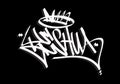 YESHUA graffiti tag style design Royalty Free Stock Photo