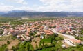 Yesildag village aerial panoramic view. View from above Royalty Free Stock Photo