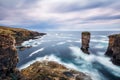 Yesnaby Cliffs on Orkney Islands