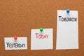 Yesterday Today Tomorrow Royalty Free Stock Photo