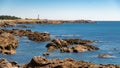 Yeu island in France, the coast Royalty Free Stock Photo