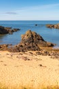 Yeu island in France, the coast Royalty Free Stock Photo