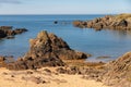 Yeu island in France, the coast Royalty Free Stock Photo