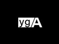 YGA Logo and Graphics design vector art, Icons isolated on black background Royalty Free Stock Photo