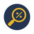 yield search flat vector icon which can easily modify or edit Royalty Free Stock Photo