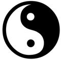 Yin Yang Royalty Free Stock Photo