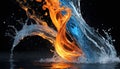 elemental fusion: a yin yang dance of fire and water