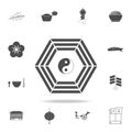 Yin Yang icon. Set of Chinese culture icons. Web Icons Premium quality graphic design. Signs and symbols collection, simple icons Royalty Free Stock Photo