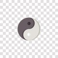 yin yang icon sign and symbol. yin yang color icon for website design and mobile app development. Simple Element from happiness Royalty Free Stock Photo