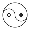 Yin-yang icon