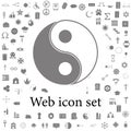 yin yang icon. web icons universal set for web and mobile