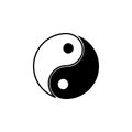 Yin yang outline icon. Signs and symbols can be used for web, logo, mobile app, UI, UX