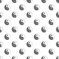 Yin Yang pattern, cartoon style