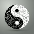 Yin Yang pattern symbol