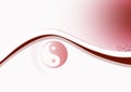 Yin & Yang Red Royalty Free Stock Photo