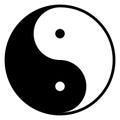 Yin-Yang Symbol Royalty Free Stock Photo