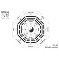 Yin and yang symbol with Bagua Trigrams. Fu Xi `Earlier Heaven` Bagua arrangement