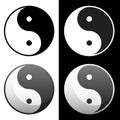 Yin Yang Symbol Isolated Vector Illustration Royalty Free Stock Photo
