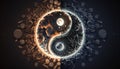 yin yang wallpaper