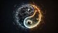 yin yang wallpaper