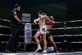 Ying Pengpeng of China and Richard Fanous of Australia in Thai Fight `Proud to be Thai`