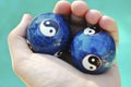 Ying yang balls