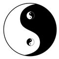 Ying yang symbol Royalty Free Stock Photo