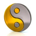 Ying yang symbol of harmony and balance