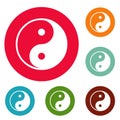 Ying yang symbol of harmony and balance